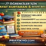 e-Devlet Öğrenci Belgesi Alma 2026: Barkodlu Belge Nasıl Alınır? (Adım Adım)