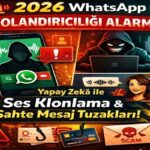 2026 WhatsApp Dolandırıcılığı Alarmı: Yapay Zekâ Ses Klonlama ile Yeni Tuzaklar