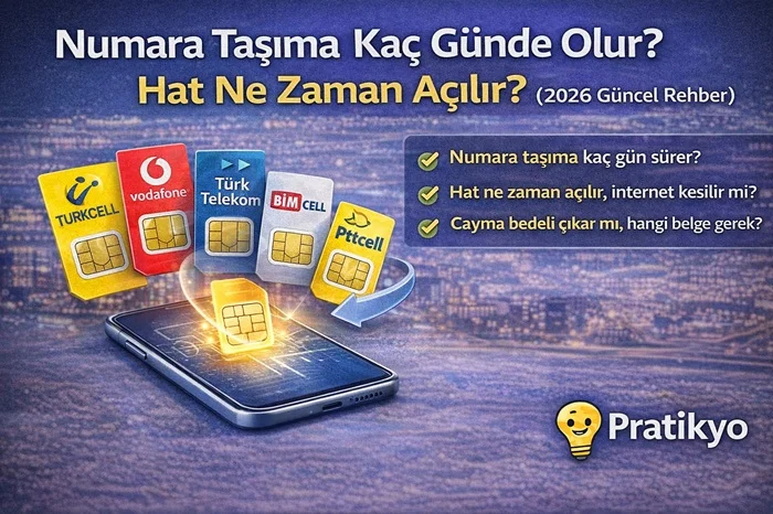 Numara Taşıma Kaç Günde Olur? Hat Ne Zaman Açılır?