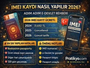 IMEI Kaydı Nasıl Yapılır 2026? e-Devlet Telefon Kayıt Rehberi (Adım Adım)