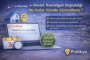 e-Devlet İkametgah Değişikliği Ne Kadar Sürede Güncellenir?