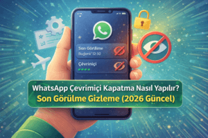 WhatsApp Çevrimiçi Kapatma Nasıl Yapılır? Son Görülme Gizleme (2026 Güncel)