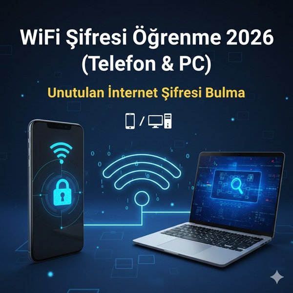 WiFi Şifresi Öğrenme 2026 (Telefon & PC) – Unutulan İnternet Şifresi Bulma