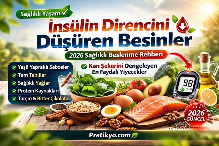 İnsülin Direncini Düşüren Besinler (2026) | Sağlıklı Beslenme Rehberi