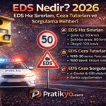 EDS Nedir? 2026 EDS Hız Sınırları, Ceza Tutarları ve Ceza Sorgulama