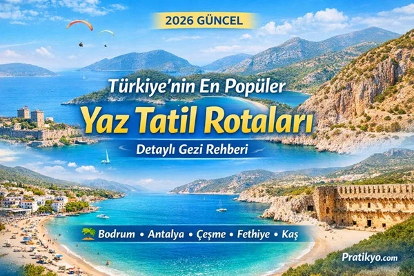 Türkiye’nin En Popüler Yaz Tatil Rotaları 2026 | Detaylı Gezi Rehberi