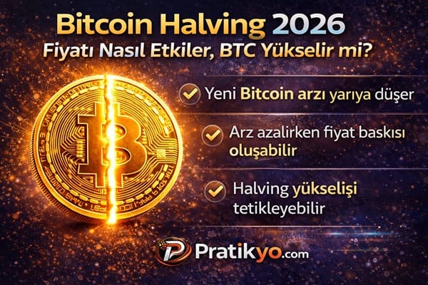 Bitcoin Halving 2026 Nedir? Fiyatı Nasıl Etkiler, BTC Yükselir mi?