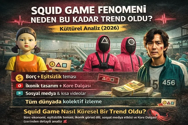 Squid Game Neden Bu Kadar Trend Oldu? | Kültürel Analiz (2026)