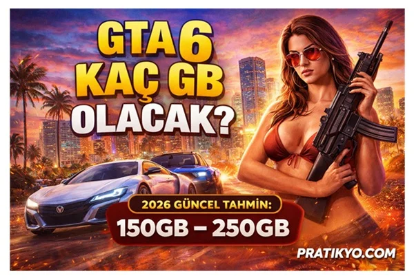 GTA 6 Kaç GB Olacak? (2026 Güncel Tahmin)
