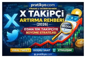 X (Twitter) Takipçi Artırma Rehberi 2026 – 0’dan 10K Takipçiye Büyüme Stratejisi