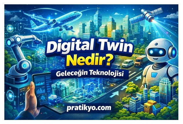 Digital Twin Nedir? Dijital İkiz Teknolojisi Nasıl Çalışır? (2026)