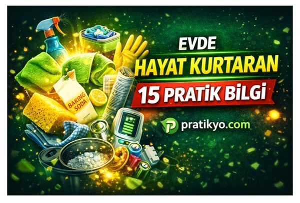 Evde Hayat Kurtaran 15 Pratik Bilgi