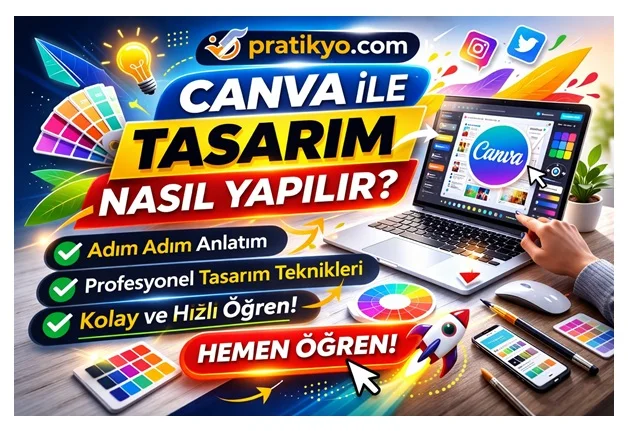 Canva ile Tasarım Nasıl Yapılır? (2026 Güncel Rehber + Adım Adım Anlatım)