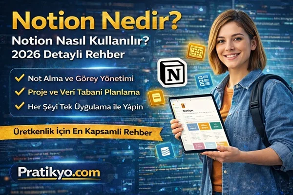 Notion Nedir? Notion Nasıl Kullanılır? 2026 Detaylı Rehber