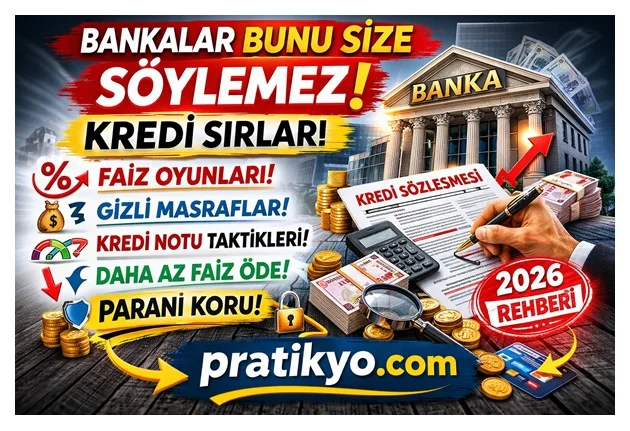 Bankalar Bunu Size Söylemez! Kredi Sırları ve Gizli Taktikler (2026 Rehberi)