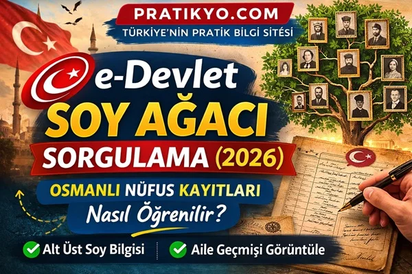 e-Devlet Soy Ağacı Sorgulama (2026) – Osmanlı Nüfus Kayıtları Nasıl Öğrenilir?