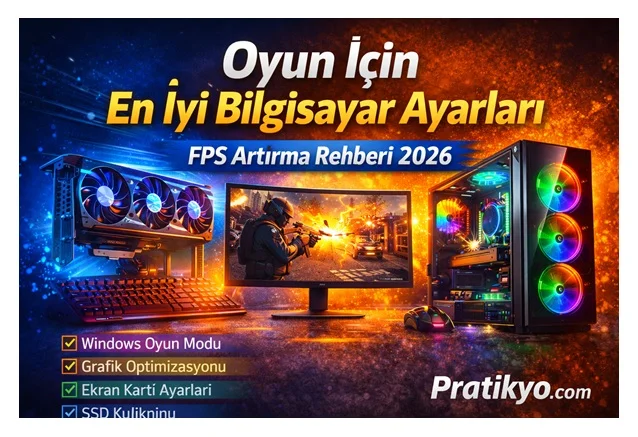 Oyun İçin En İyi Bilgisayar Ayarları (FPS Artırma Rehberi 2026)