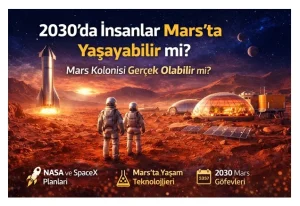 2030’da İnsanlar Mars’ta Yaşayabilir mi? Mars Kolonisi ve Uzay Geleceği
