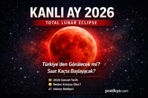 Kanlı Ay Tutulması 2026: Ne Zaman, Türkiye’den Görülecek mi?