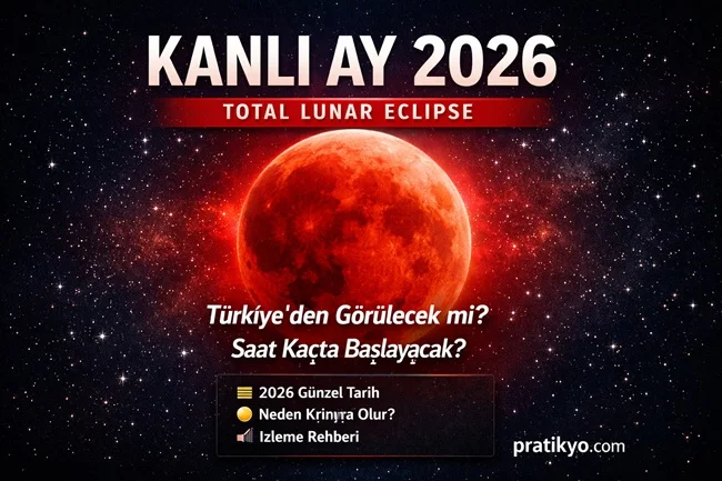 Kanlı Ay Tutulması 2026: Ne Zaman, Türkiye’den Görülecek mi?