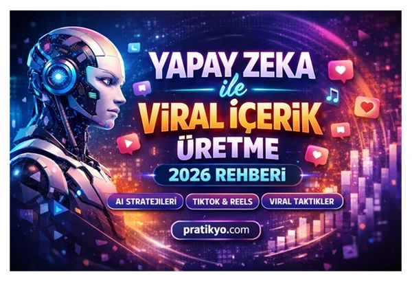 Yapay Zeka ile Viral İçerik Üretme 2026 – TikTok & Reels Viral Rehberi