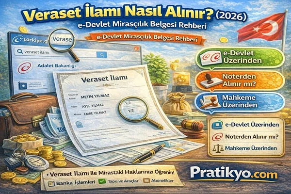 Veraset İlamı Nasıl Alınır? 2026 e-Devlet Mirasçılık Belgesi Rehberi