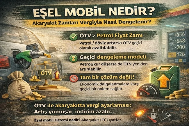 Eşel Mobil Sistemi Nedir? Akaryakıt Zamlarını Nasıl Etkiler? (2026)