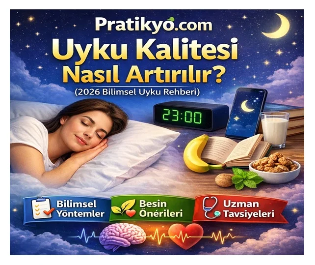 Uyku Kalitesi Nasıl Artırılır? Bilimsel Yöntemler