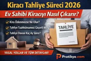 Kiracı Tahliye Süreci 2026 | Ev Sahibi Nasıl Çıkarır?