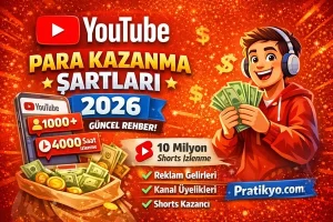 YouTube Para Kazanma Şartları 2026: Kaç Abone Gerekli?
