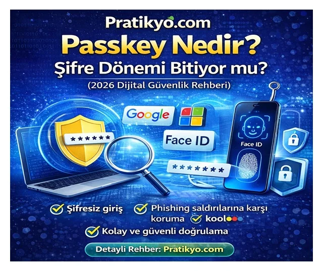 Passkey Nedir? Şifre Dönemi Bitiyor mu?