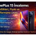 OnePlus 15 İnceleme: Özellikleri, Fiyatı ve Performansı (2026)