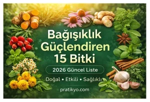 Bağışıklık Güçlendiren 15 Bitki (2026 Güncel Liste)