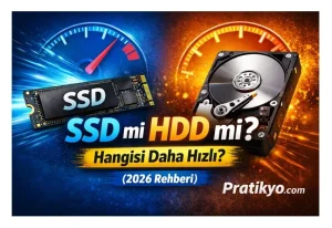 SSD mi HDD mi? Hangisi Daha Hızlı? (2026 Bilgisayar Depolama Rehberi)