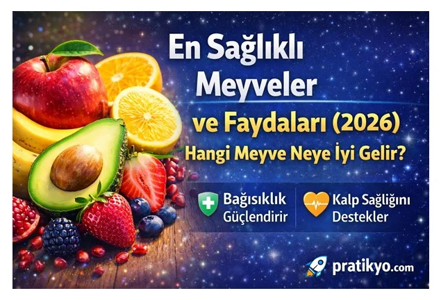 En Sağlıklı Meyveler ve Faydaları (2026) – Hangi Meyve Neye İyi Gelir?
