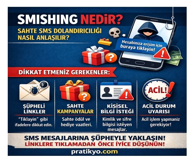 Smishing Nedir? Sahte SMS Dolandırıcılığı Nasıl Anlaşılır?