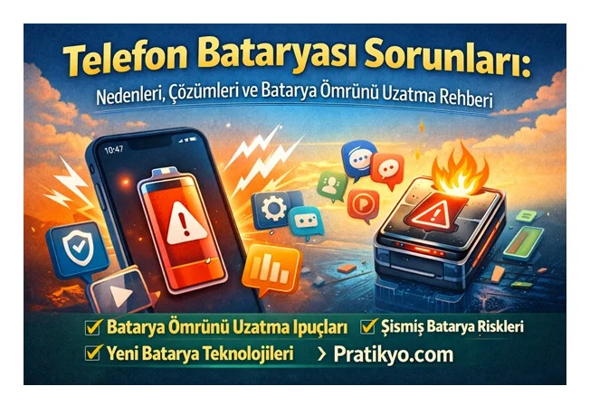 Telefon Bataryası Neden Hızlı Biter? Batarya Ömrünü Uzatma Rehberi