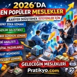 Kariyer Değiştirmek İsteyenler İçin En Popüler Meslekler (2026 Rehberi)