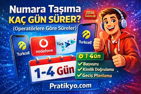Numara Taşıma Kaç Gün Sürer? Operatörlere Göre Süreler (2026)