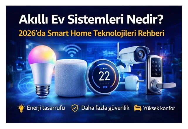 Akıllı Ev Sistemleri Nedir? 2026 Smart Home Teknolojileri