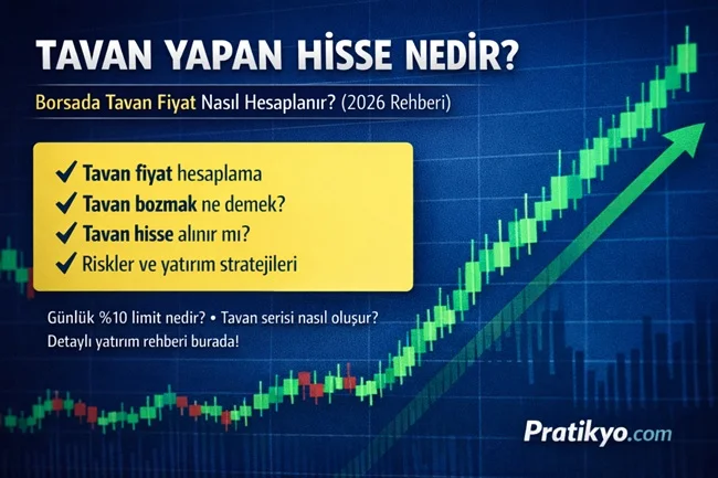 Tavan Yapan Hisse Nedir? Tavan Fiyat Nasıl Hesaplanır?