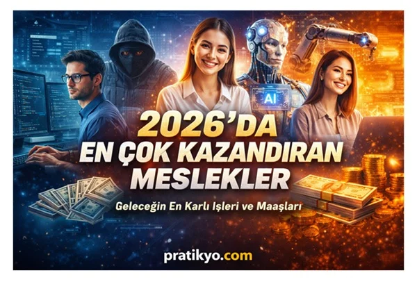 2026’da En Çok Kazandıran Meslekler: Geleceğin En Karlı İşleri ve Maaşları