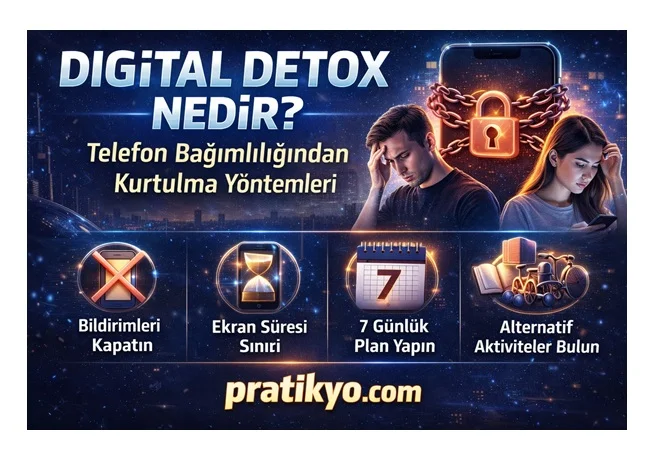 Digital Detox Nedir? Telefon Bağımlılığından Kurtulma Yöntemleri