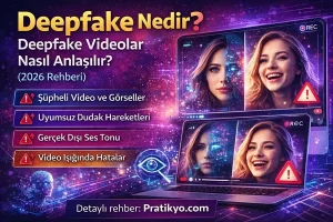 Deepfake Nedir? Deepfake Videolar Nasıl Anlaşılır? (2026)