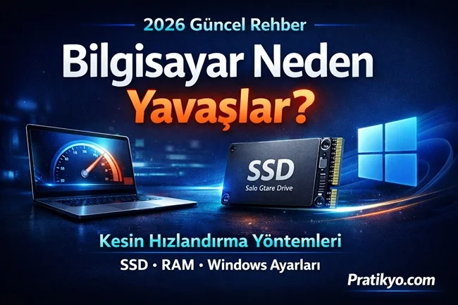 Bilgisayar Neden Yavaşlar? 2026 Güncel Hızlandırma Yöntemleri