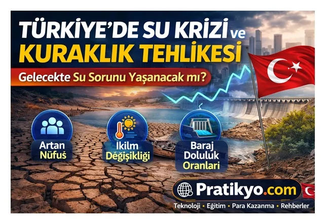 Türkiye’de Su Krizi ve Kuraklık Tehlikesi: Gelecekte Su Sorunu Yaşanacak mı?