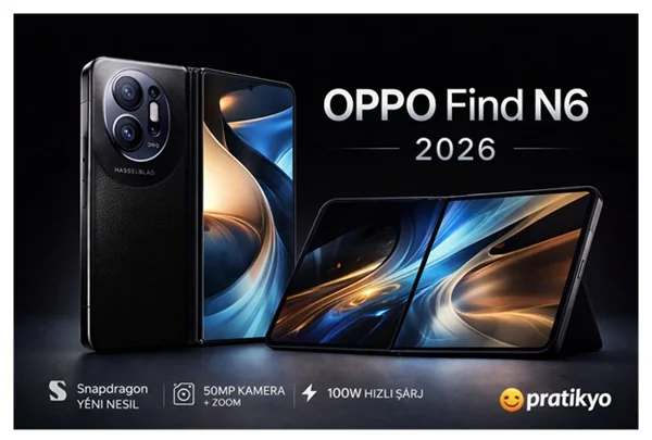 OPPO Find N6 Özellikleri ve Çıkış Tarihi (2026)