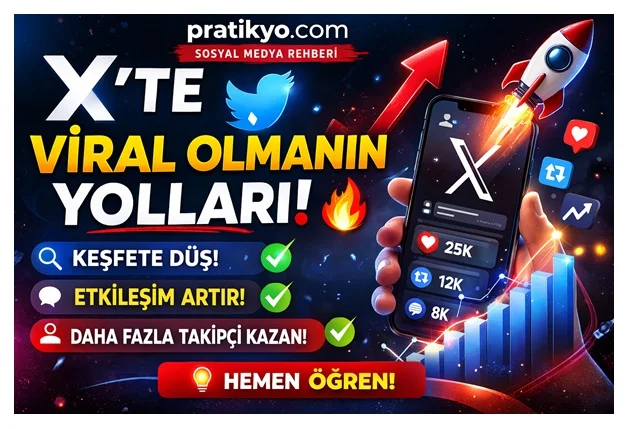 X’te Viral Olmanın Yolları (2026) – Keşfete Düşme ve Etkileşim Artırma Rehberi