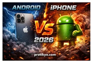 Android mi iPhone mu? (2026 Büyük Karşılaştırma) Hangisi Daha İyi?