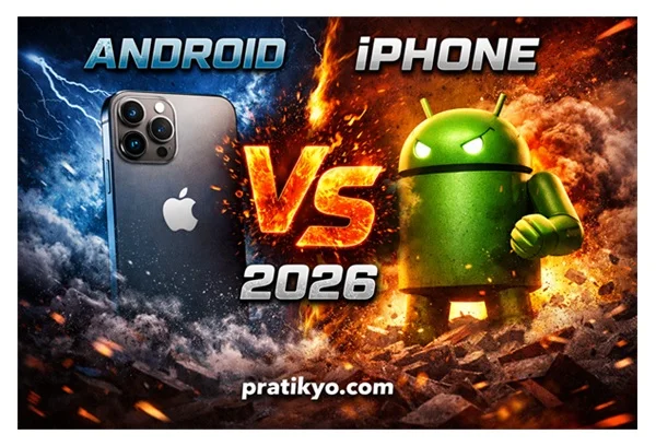 Android mi iPhone mu? (2026 Büyük Karşılaştırma) Hangisi Daha İyi?